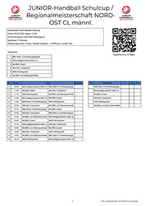 Spielplan RMS 2025 Norf-Ost Burschen